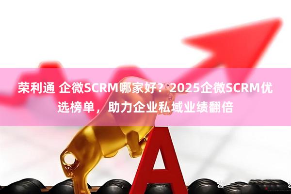 荣利通 企微SCRM哪家好？2025企微SCRM优选榜单，助力企业私域业绩翻倍